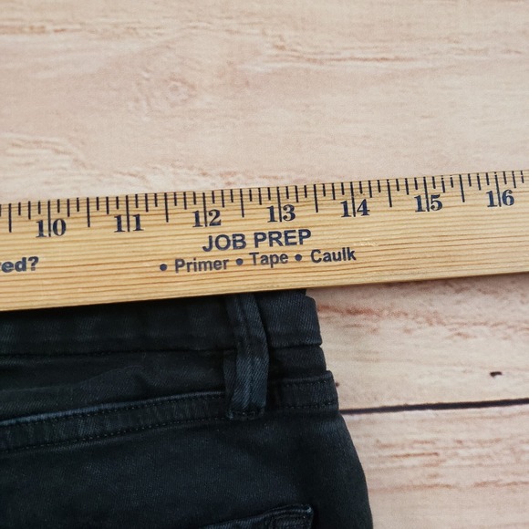 Good American Jeans Women 8 Black Jeggings‎ Skinny Good Waist Crop High Rise - Picture 9 of 12